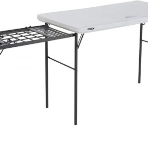 Lifetime Folding Table with Grill Rack