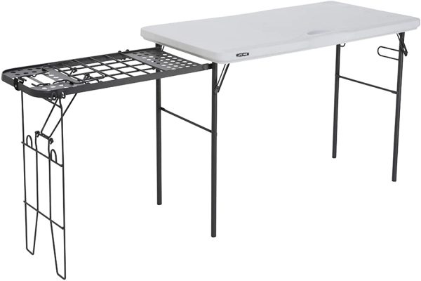 Lifetime Folding Table with Grill Rack