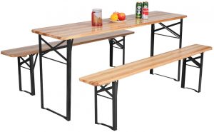 70” 3PC Folding Picnic Table