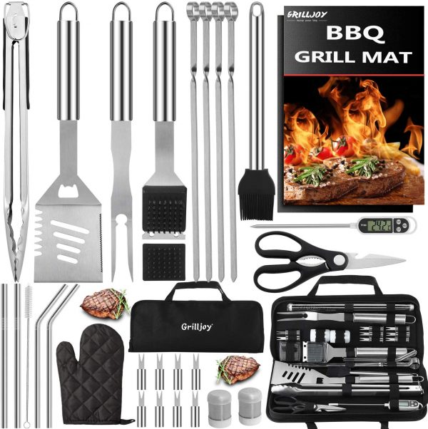 31PC Stainless Grill Tools Set