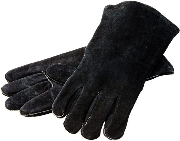 Lodge 14.5” Leather Outdoor Cooking Gloves