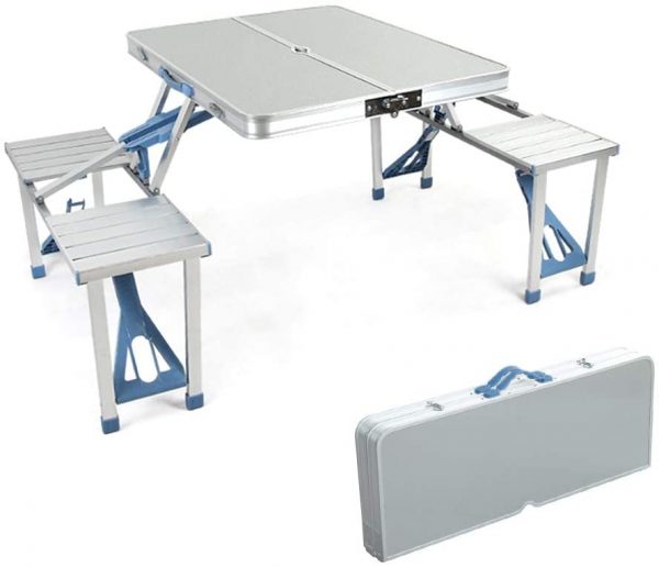 Portable Folding Joined Table and Chairs